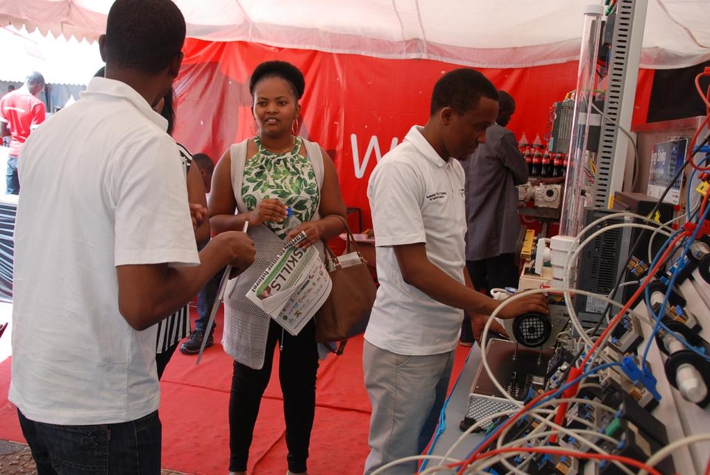 Target Participants The Hands on the Future National TVET Skills Show, 2019 targets over 10,000 participants including: 1. Out of school youth (graduates and dropouts) 2.