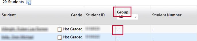 Assigning Gradebook Groups 1. Select the Grades Tab. 2. Select the Gradebook option.