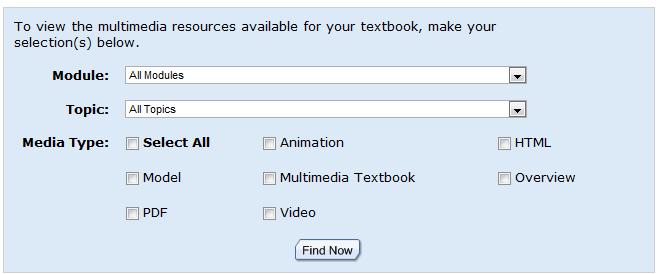 Multimedia Library This tool indexes all the multimedia content in an easy-to-use search tool.
