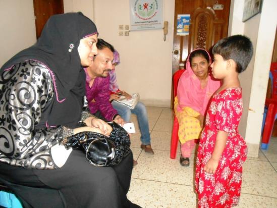 Sayeda Sultana & her family visited DCI s Sun Child Home (for orphans).