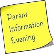 The organisation for the evening is listed below. When: Thursday 21 February Where: All sessions will be held in your child s classroom. Times: Session 1: 5.00pm - 5.45pm Session 2: 6.00pm - 6.