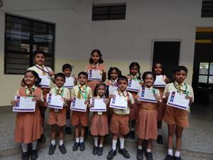 National Astronomy Olympiad Examination 13 students are the school toppers with 3 gold, 4 silver and 6 bronze medals and 27 are
