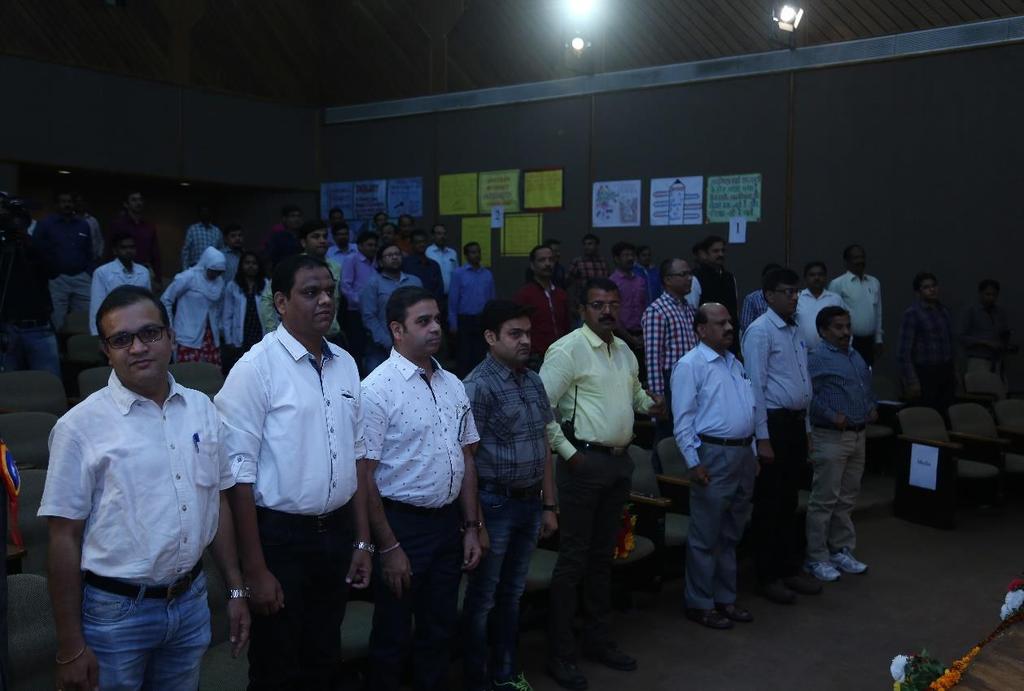 The Programme was ended with National Anthem by All the Employees of BMHRC.