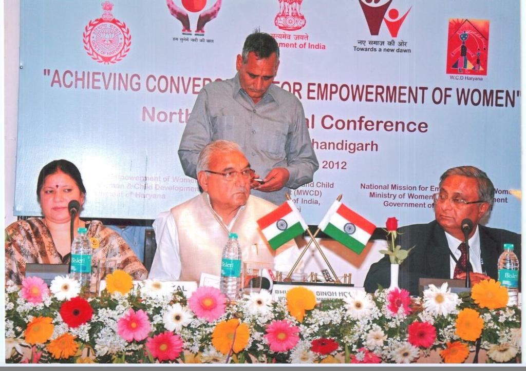 PROCEEDINGS T he fifth regional conference for the northern states / UTs of Punjab, Haryana, Himachal Pradesh, Jammu & Kashmir, Delhi and Chandigarh was organized by the National Mission for the