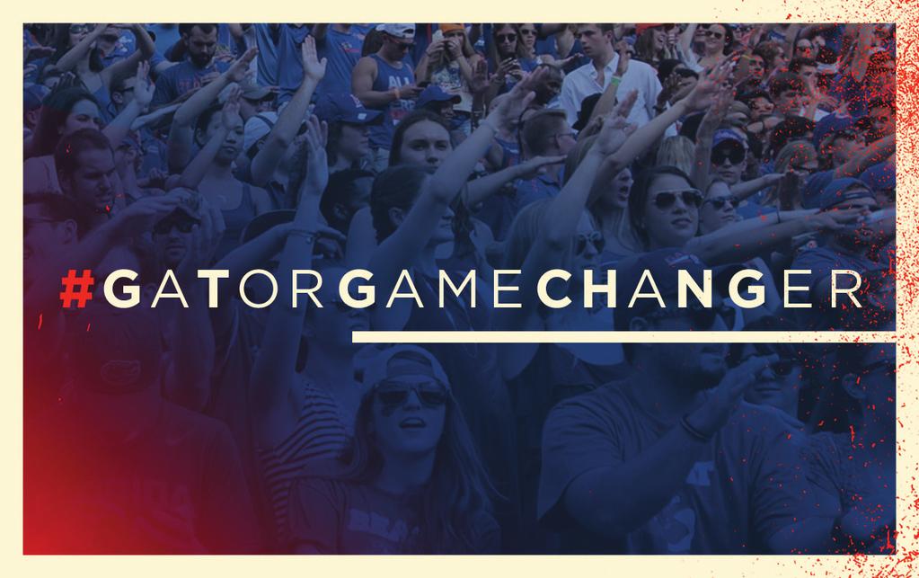 (continued, pg. 4) Leave a Lasting Legacy and Help Change the Game for Gator Athletics Gifts of any size make an impact on our student-athletes.