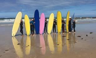 Mr Jones Great Day for Surfing Lessons Students from Yr