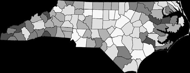 6 97.0-170.2 Robeson Bladen Columbus Brunswick Pender New Hanover North Carolina Resident Data 2007-2011 Figure 2.