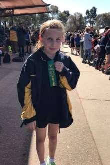 Ella Patten came 1 st in the 800m and 2 nd in