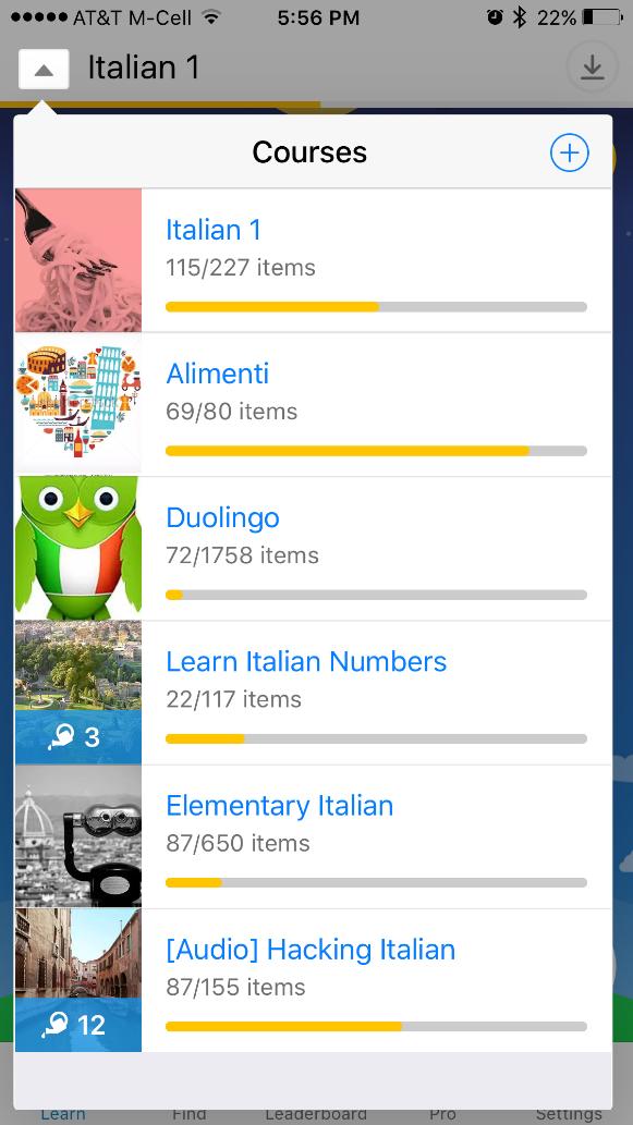 Memrise Memrise has thousands or courses to choose from.