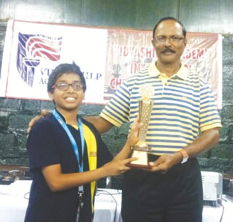 Championship organized by Vidyashilp Academy.