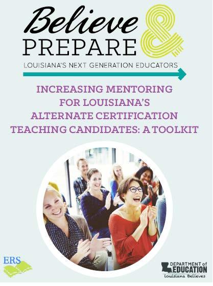 Toolkit for Mentoring in Alternate Preparation Programs New teachers completing post-baccalaureate or "alternate certification" programs often receive little classroom-based training prior to