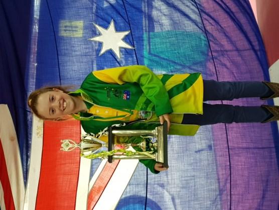 Trans-Tasman Championships where she had the honour of representing