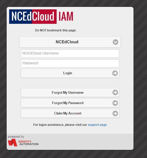 ACCESSING THE ONLINE REGISTRATION SYSTEM Type in: my.ncedcloud.