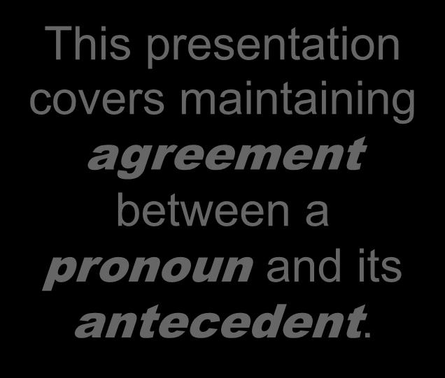 agreement between a