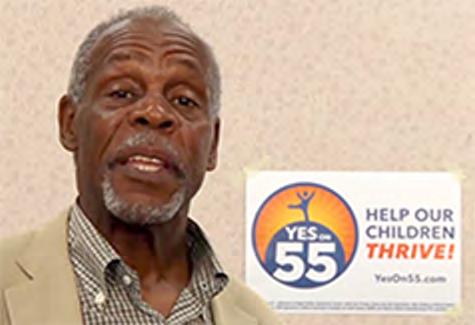 Prop 55 endorser Danny Glover, SFSU alum, sends video message As campaigning for and against the many November 8 ballot measures heats up, San Francisco State graduate and celebrated actor Danny
