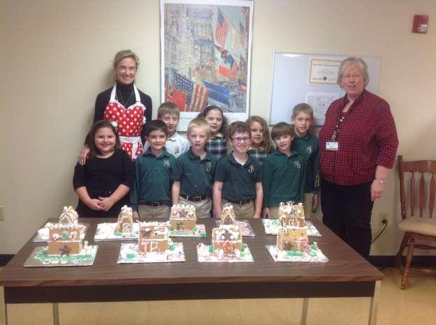 Gingerbread Houses Raise Funds The students in Mrs.