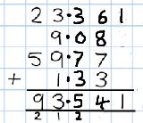 Year 6 Add several numbers of increasing complexity Addi on Add several numbers with different numbers of decimal places (including money and measures): Tenths, hundredths and thousandths should be