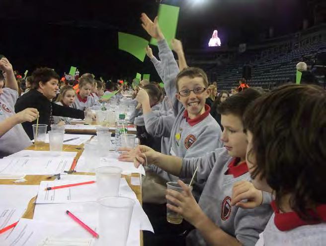 World Record Holders: Our Primary 6 and 7 classes were invited to the Odyssey Arena in Belfast to take