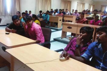 Sreekumar, Dean of Academics, CMS College of Science and Commerce, Coimbatore delivered a lecture on Literary Theory and