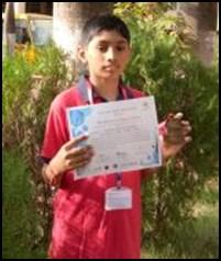 Shresh, Grade VII F secured following prizes in swimming.