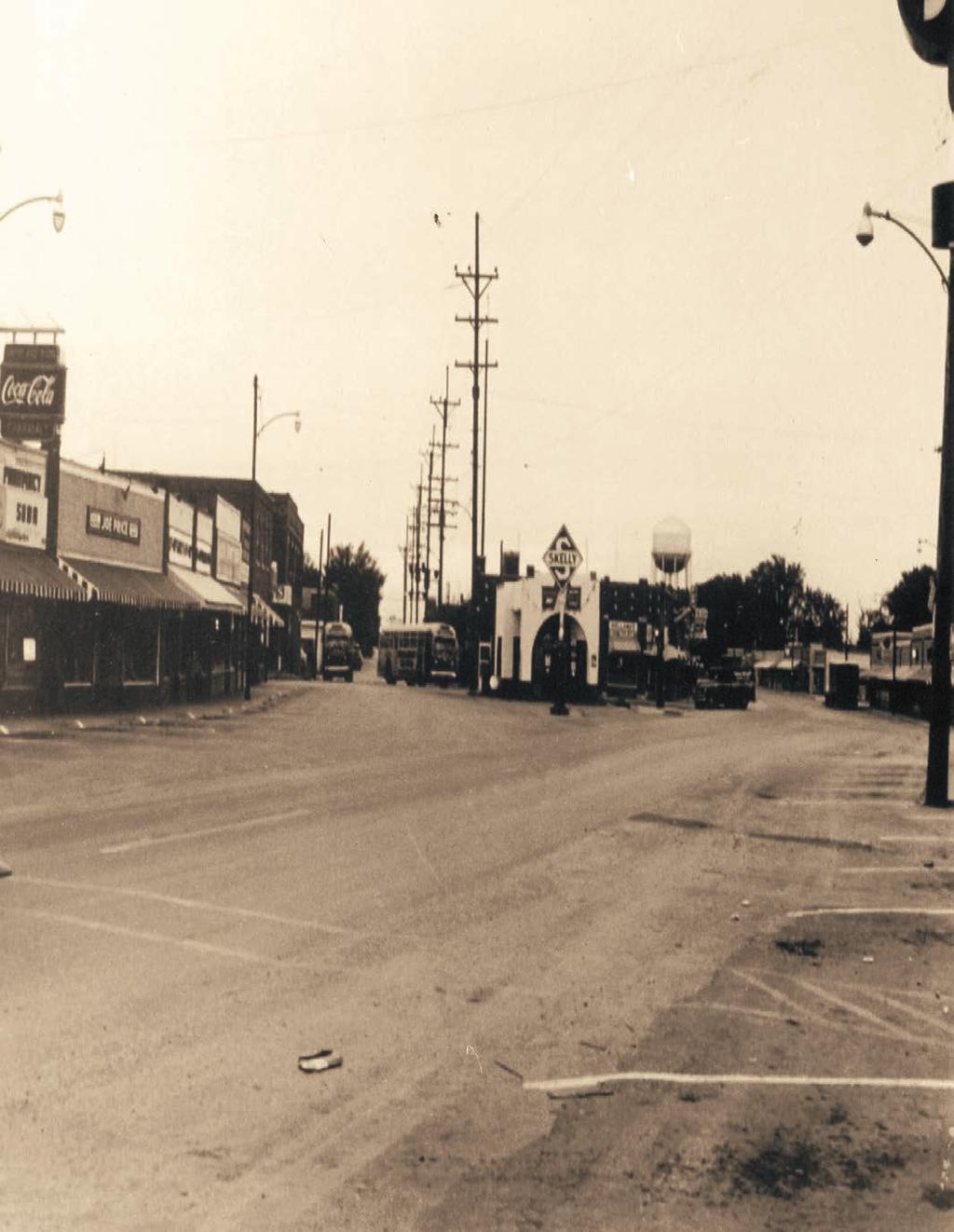 Can you identify where this picture was taken? Clue: This city traces its roots back to 1905 with the arrival of its founder, William B. Strang Jr.
