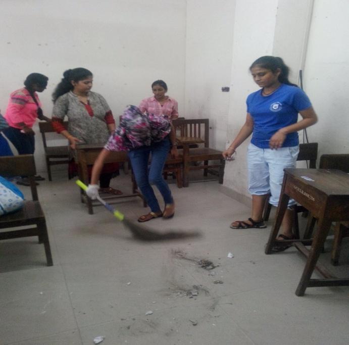 Friday, 9/9/16 On 9 th September, 2016 Arts Block was cleaned by
