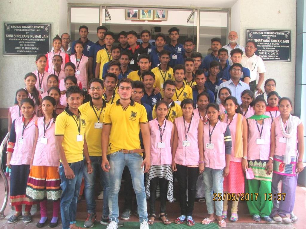 Plant visit by students of Industrial