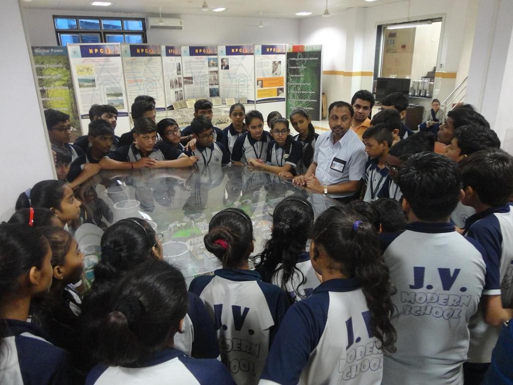 Plant visit by students of Jivan Vikas