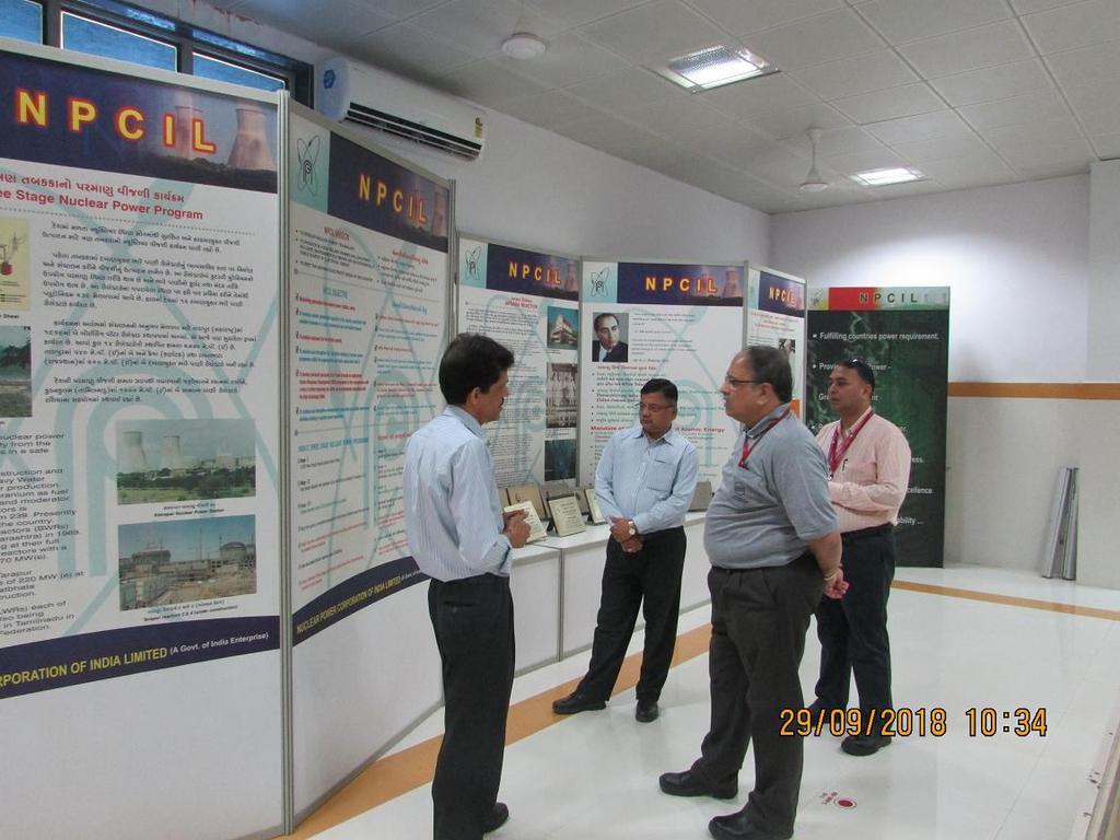 Plant visit by officers of Reliance