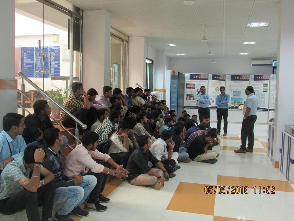 Plant visit by students of Vadodara Institute of