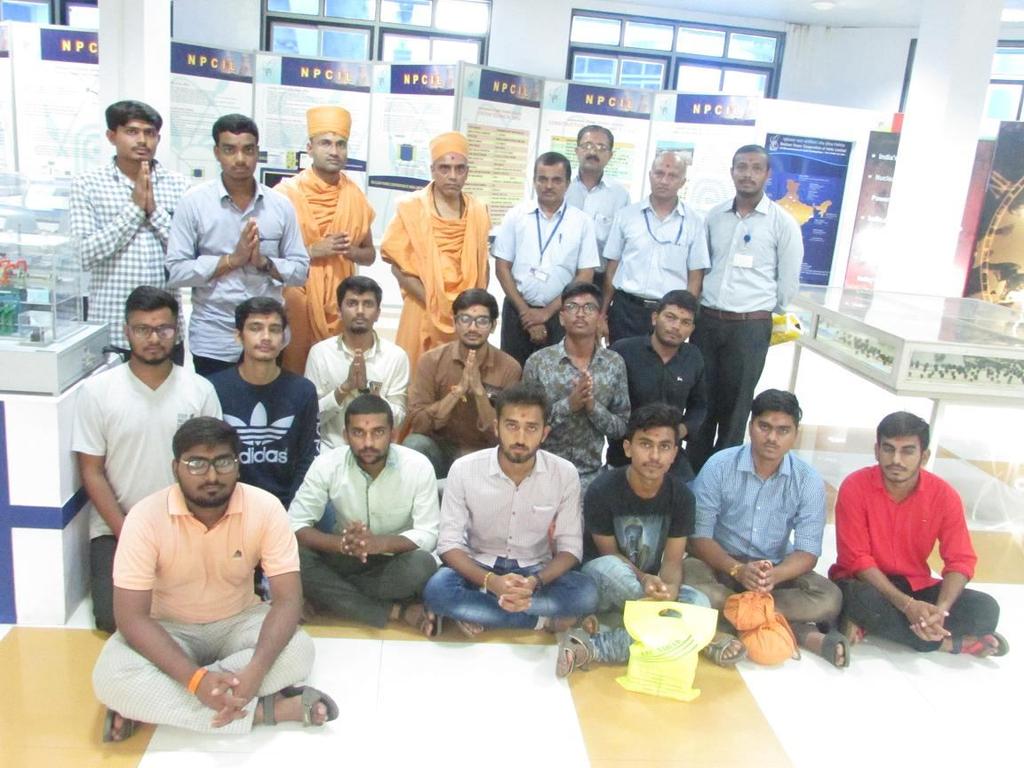 Plant visit by students of BAPS Swaminarayan