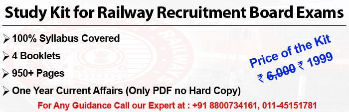 Study Kit for Railway Recruitment Board (RRB) Exams What you will get: 100% Syllabus Covered in printed format.