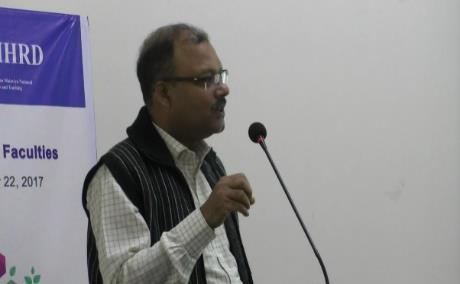 in academic communication has also been discussed. Prof. Manabendra Bhuyan In the post lunch session Prof.