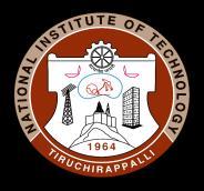 NATIONAL INSTITUTE OF TECHNOLOGY TIRUCHIRAPPALLI 620 015