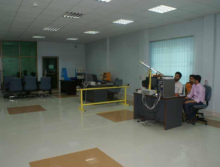 66,100 sq.ft is available for the department. The department has three blocks namely: Main Block, Extension Block and Laboratory Block.