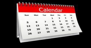 Term dates for your diary Wednesdays 3.45pm to 4.