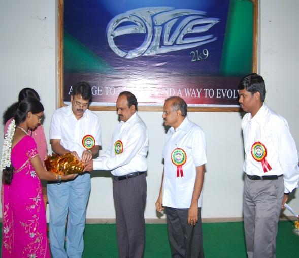 A National Level Technical Paper Presentation and Projects Display contest e-jive was organized by the ECE department Association with active participation of students.