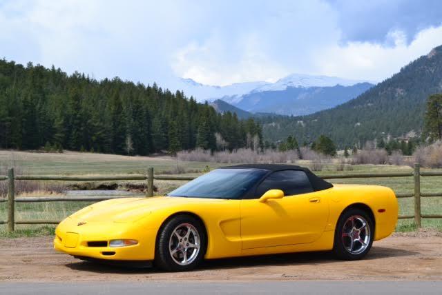 For Sale 2001 Corvette Convertible, Millenium Yellow with Black Top, BB Exhaust, Automatic, Black Interior, Ride Control, (Tour-