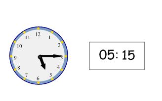 Time 1 Time may be expressed in 12 or 24 hour notation. 12-hour clock Time can be displayed on an analogue clock face, or digital clock.