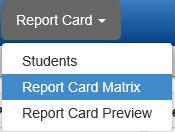 If the new calculated mark is different than the report card mark, the grade can be overwritten and transferred to the report card again.