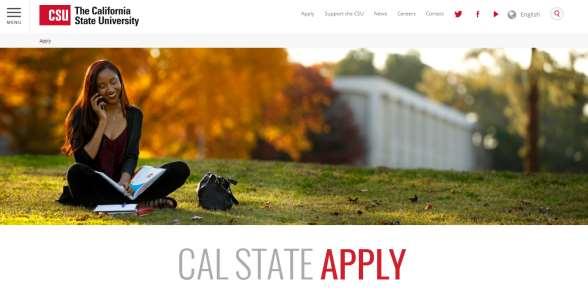 California State Universities Apply online at www2.calstate.