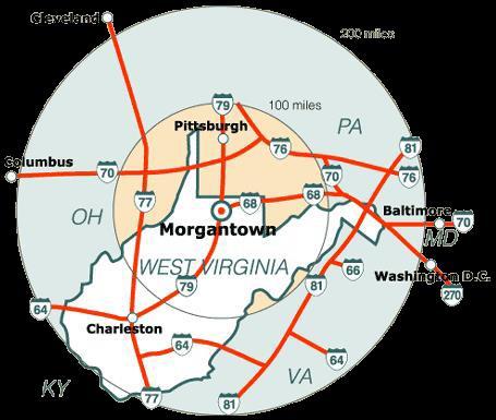 BRIEF HISTORY OF THE CITY Morgantown is closely tied to the Anglo-French struggle for this territory.