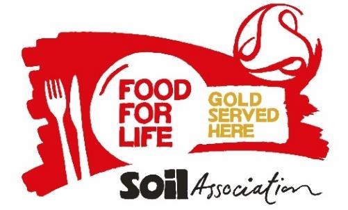 Our Gold Food For Life Served Here Award means all of the food on the menu is freshly prepared on site, it will always be free from undesirable trans fats,