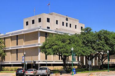 This site has served two different courthouse structures since the county seat was moved from Montgomery to Conroe in May 1889.