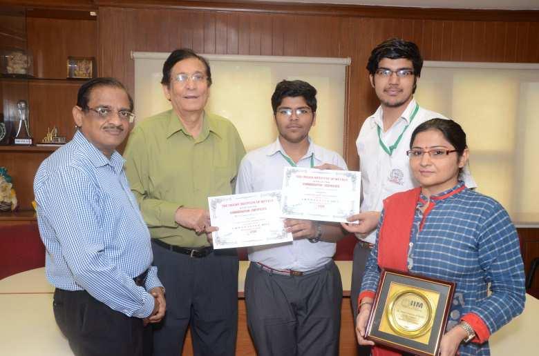 Mr. K K Mehrotra, member IIM Delhi Chapter, coordinated effectively the preparatory activities culminating in successful completion of the contest. Mr.