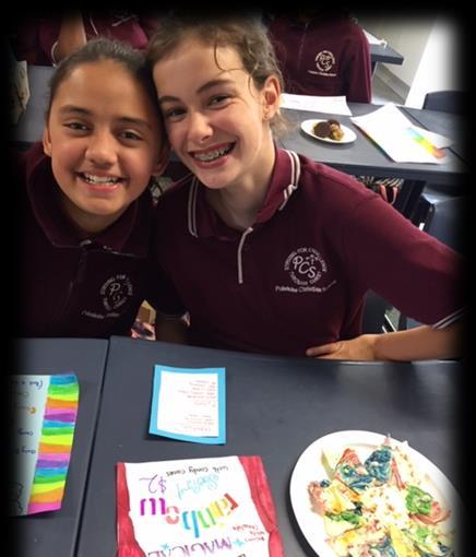The Year 7 s produced some incredible, allegedly edible concoctions which they got to share and enjoy
