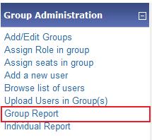 Steps for viewing reports Step 1: Login to LMS as group administrator if you are not logged in.