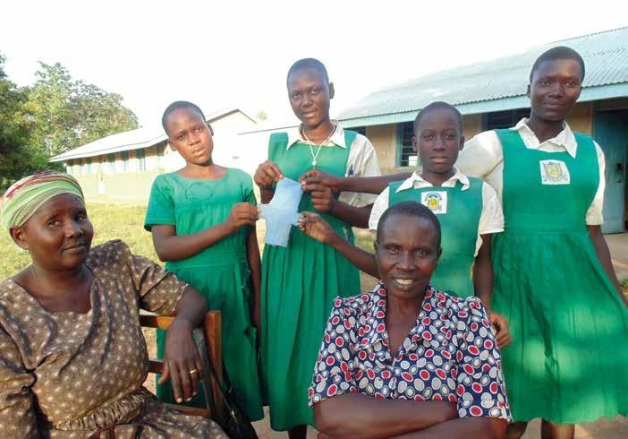 Overcoming the ordeal of sanitary protection Caroline is a 14 year-old-girl at Akeit Primary School in Uganda.