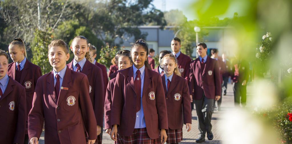 2015 Annual School Report Contextual Information Established in 1984, is a Catholic co-educational secondary school with nearly 1000 students from Years 7 to 12.