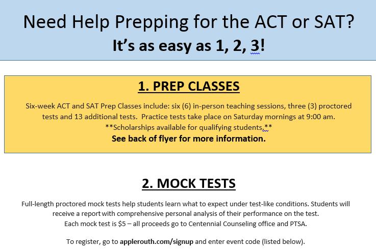 SAT AND ACT